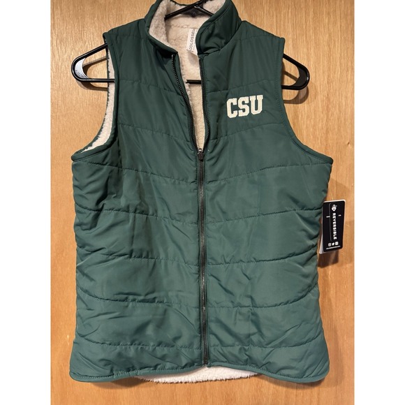 Jackets & Blazers - colorado state university reversible size small vest NWT